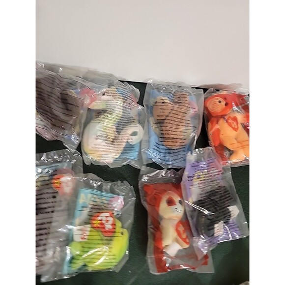 Vtg McDonald’s TY Beanie Baby Plush Toys Lot in package mixed - Picture 8 of 13